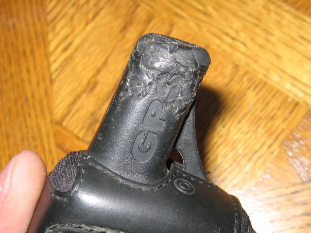 The tip of the antenna mangled again.